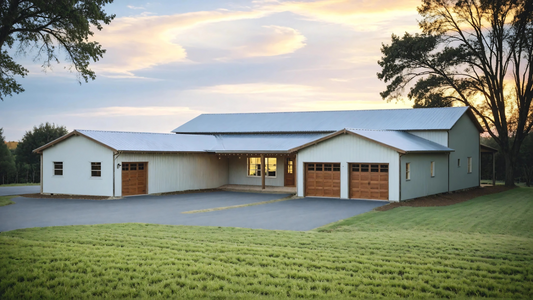 PL-71101-P Angel Barndominium House Plan