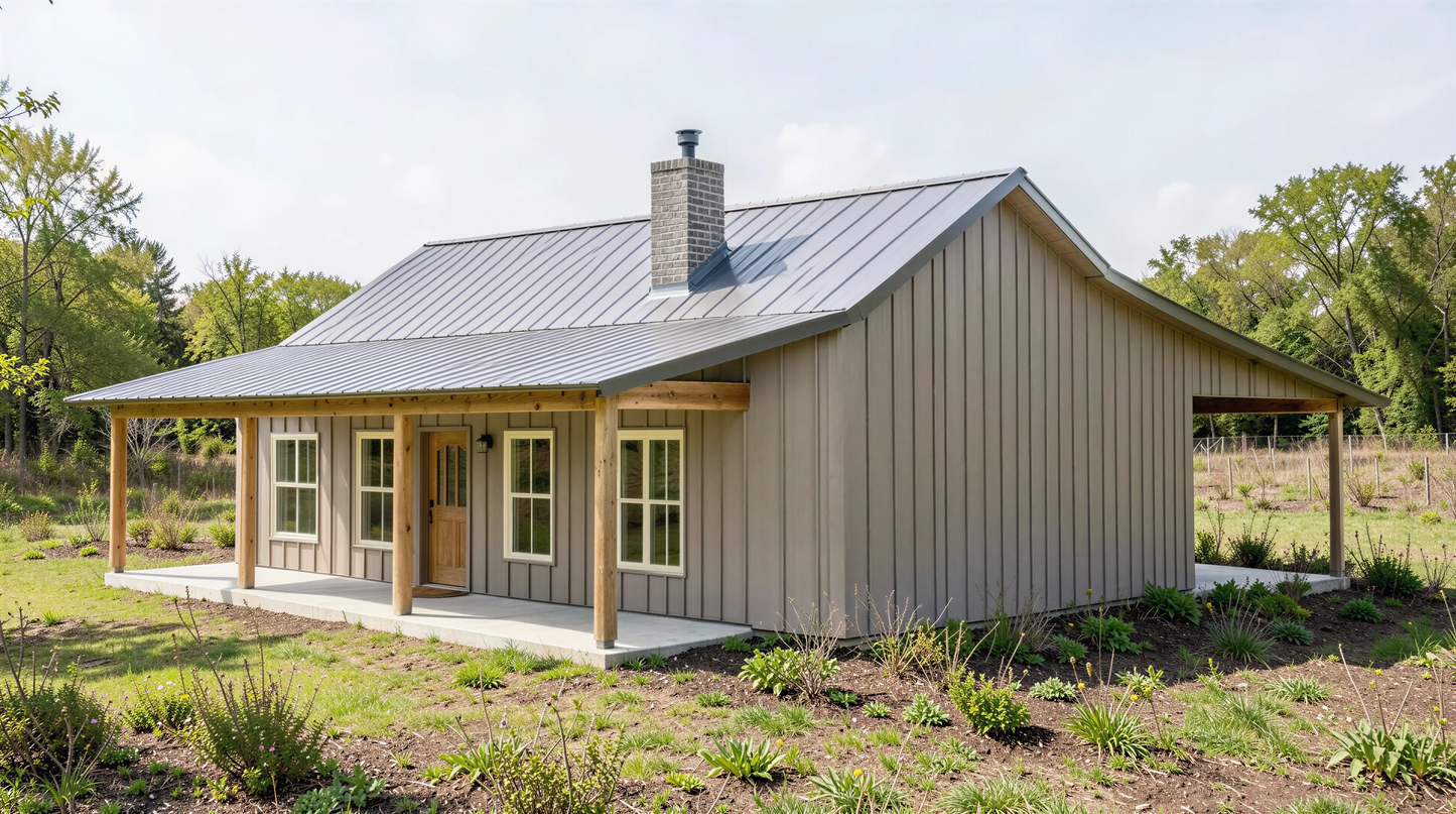 RP-10002-B Bridgett Barndominium House Plan