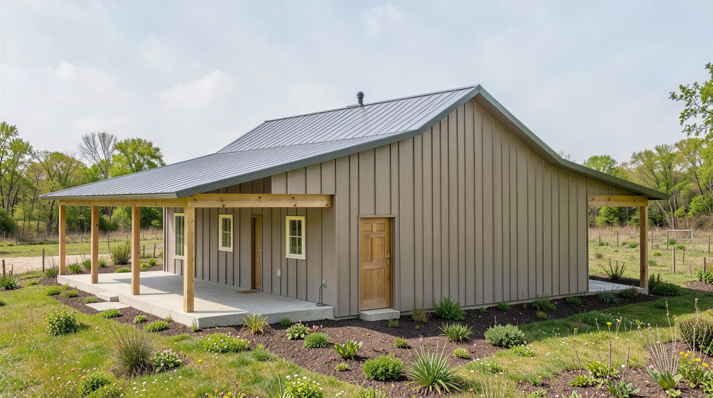 RP-10002-B Bridgett Barndominium House Plan