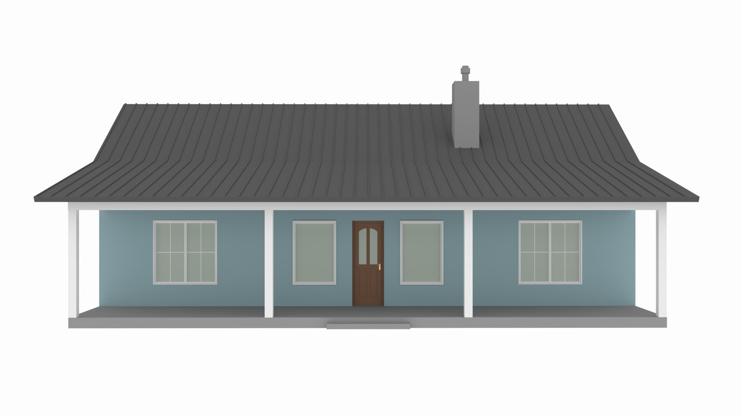 RP-10002-B Bridgett Barndominium House Plan