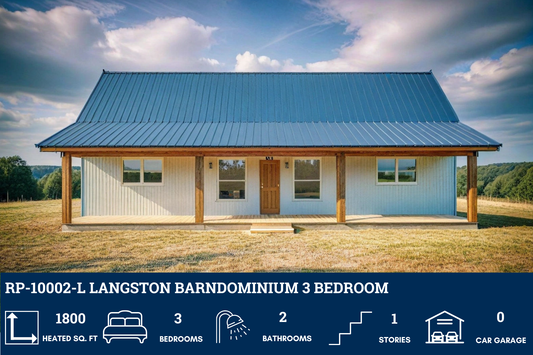 RP-10002-L Langston Barndominium  House Plan