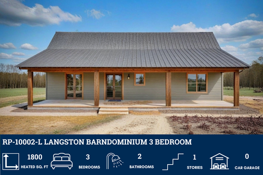 RP-10002-L Langston Barndominium  House Plan