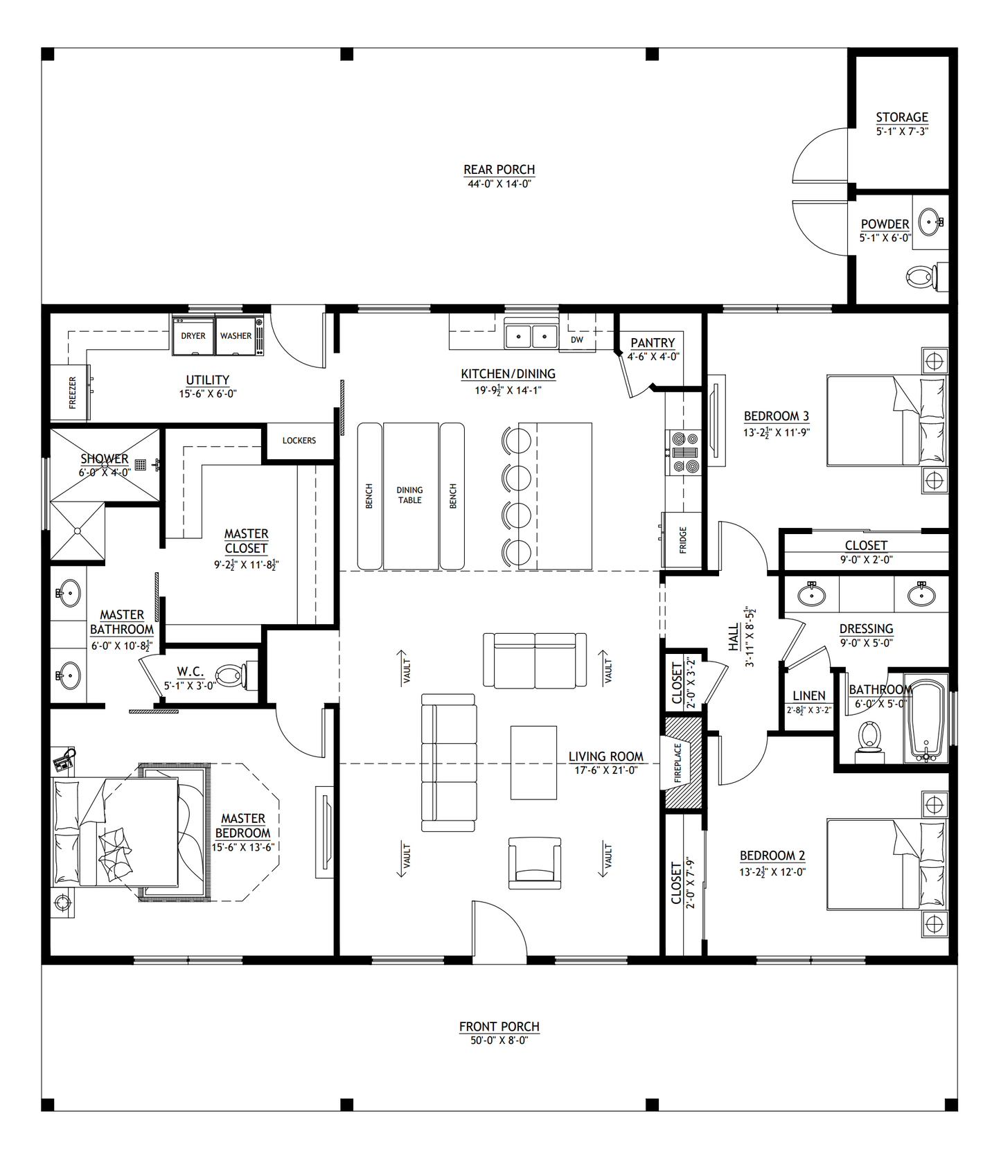 RP-10003 Henry Barndominium House Plan