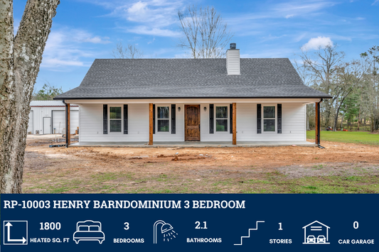 RP-10003 Henry Barndominium House Plan