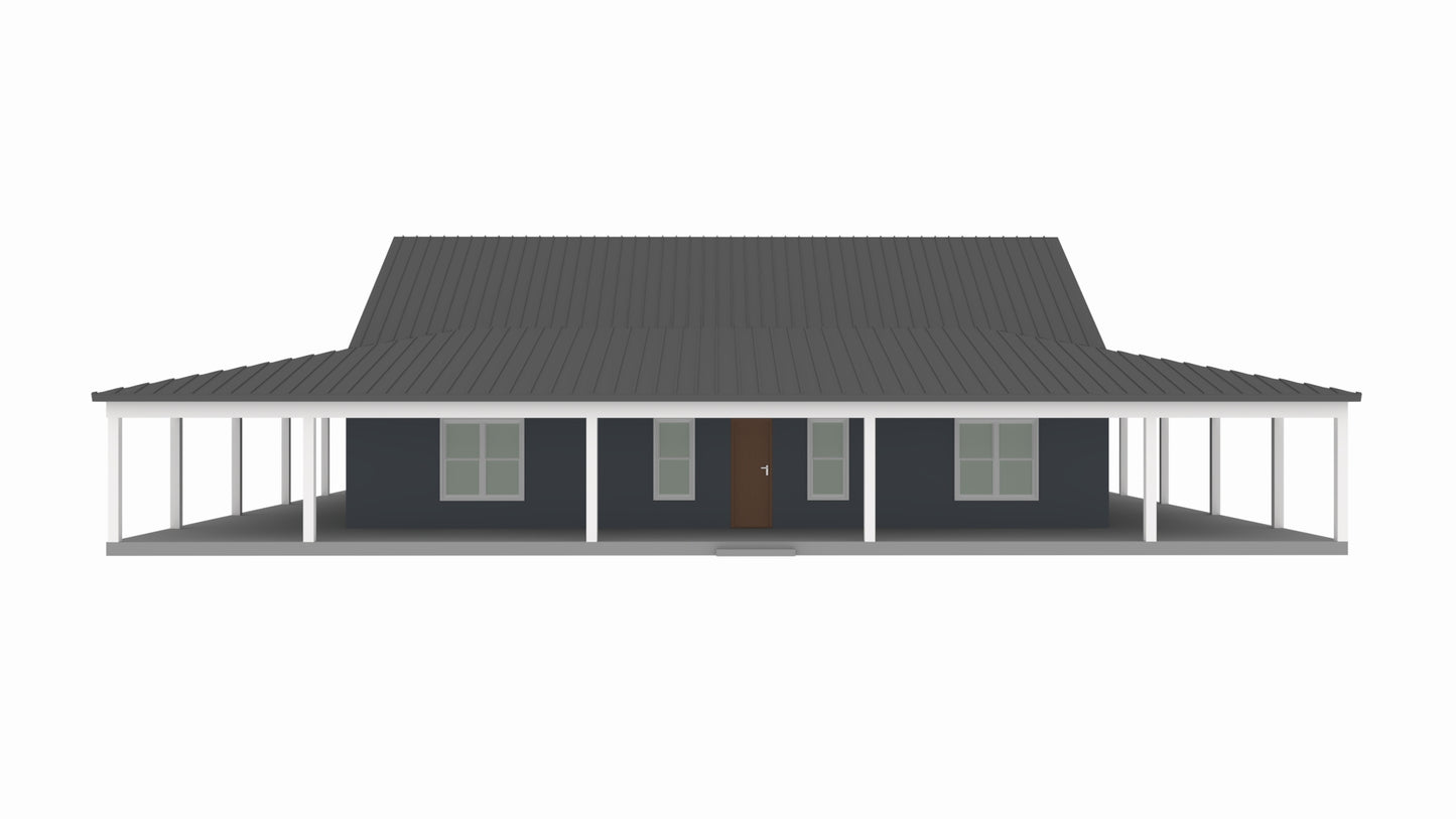 RP-10004-G Gus Barndominium House Plan