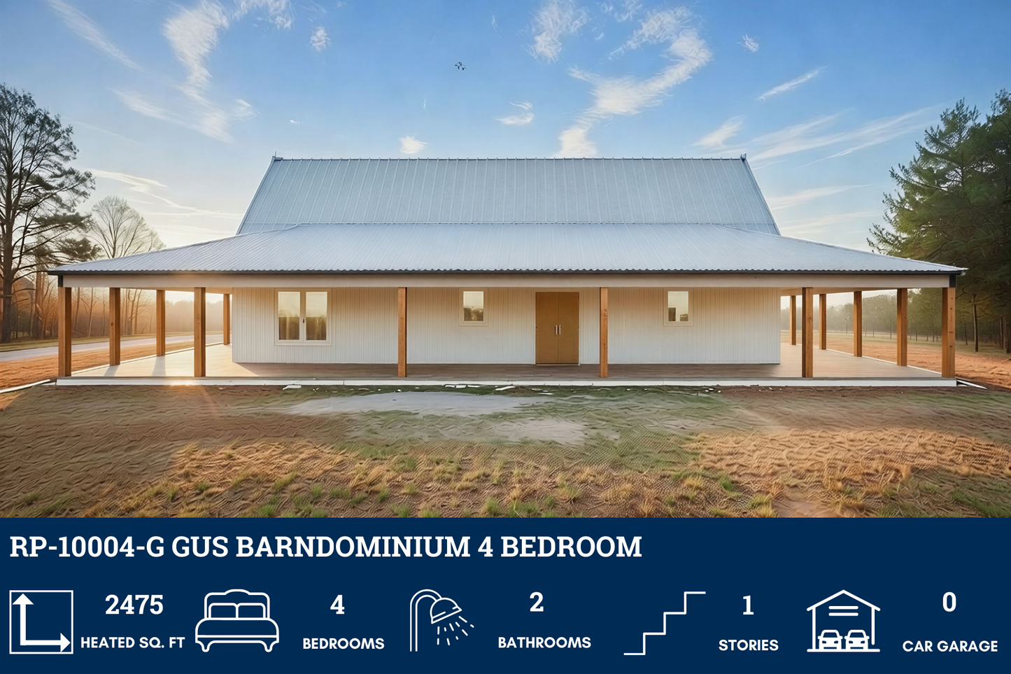RP-10004-G Gus Barndominium House Plan