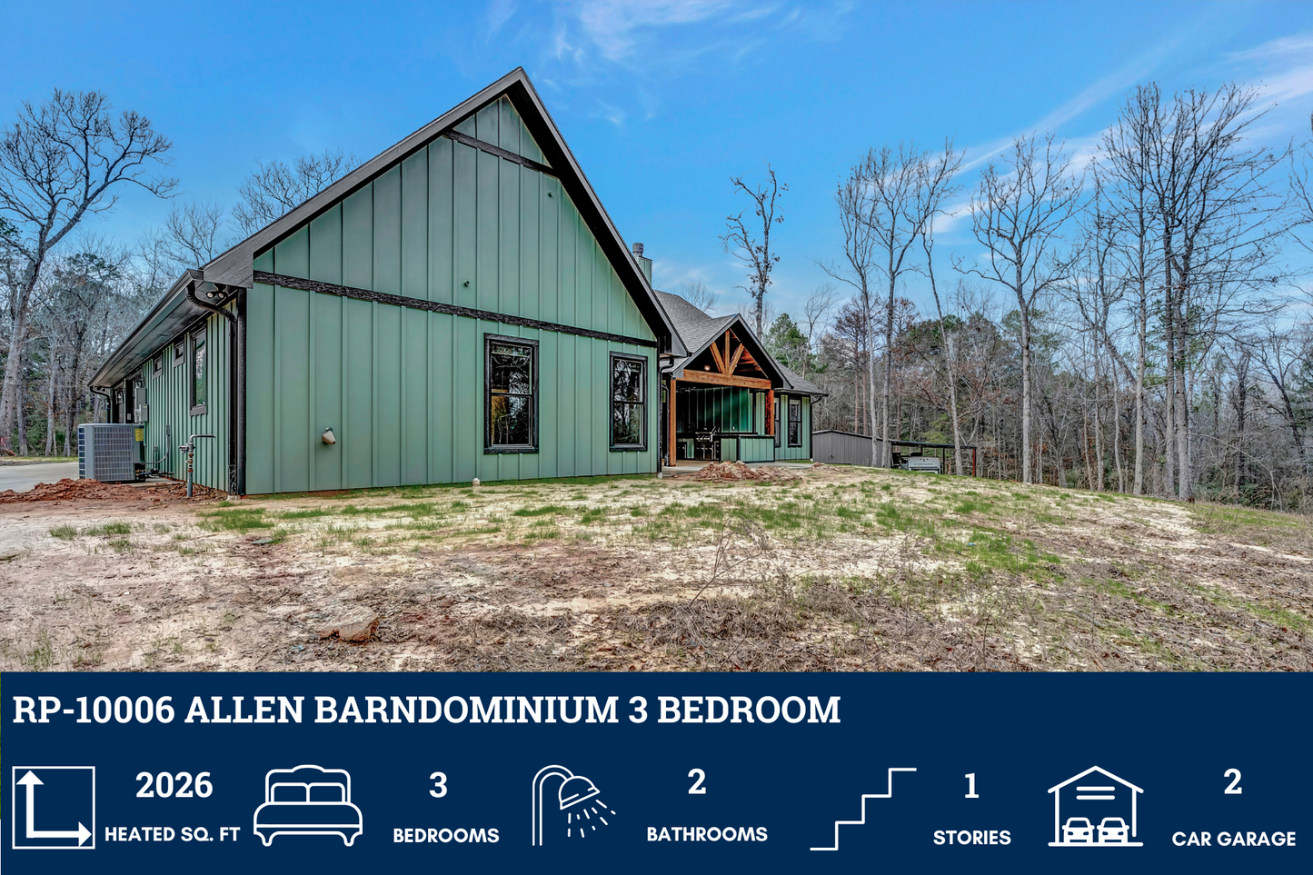 RP-10006 Allen Barndominium House Plan