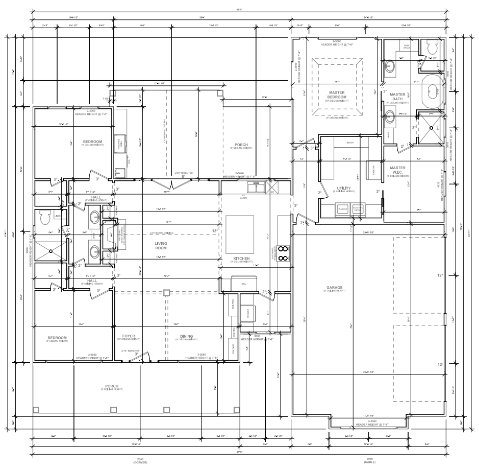 RP-10006 Allen Barndominium House Plan