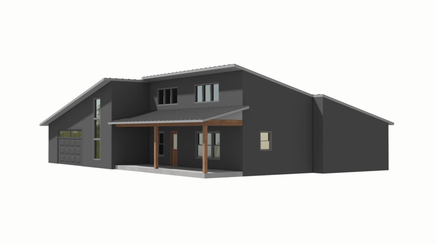 SS-30035 Venus Barndominium House Plan