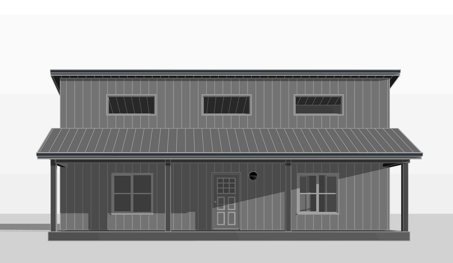 SS-30046 Bruce Barndominium House Plan