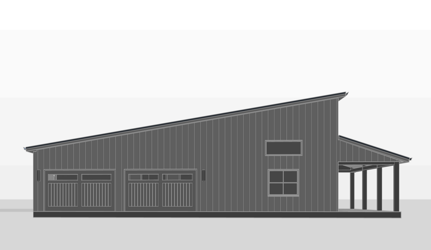 SS-30046 Bruce Barndominium House Plan