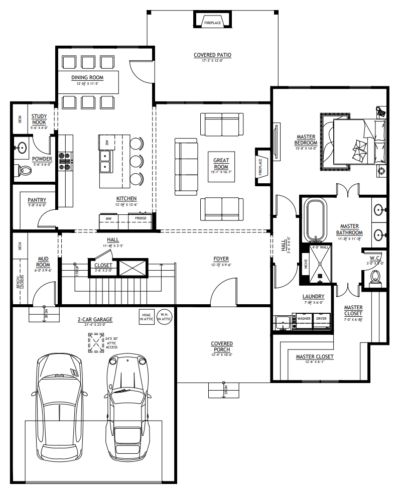 SV-30001 Asher Custom Home Plan