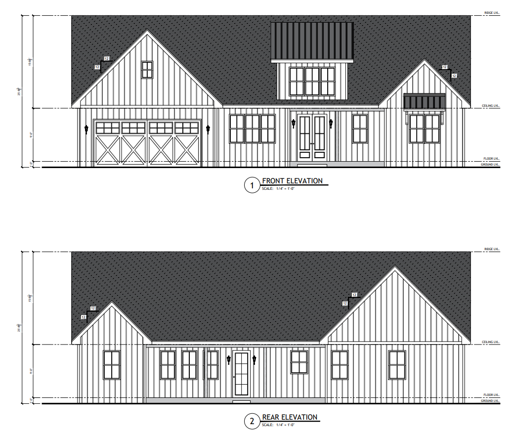 SV-30002 Belmont Custom Home Plan