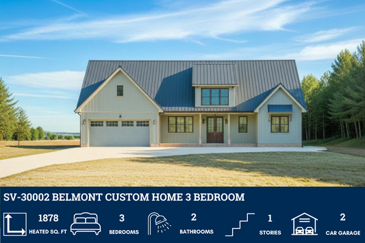 SV-30002 Belmont Custom Home Plan
