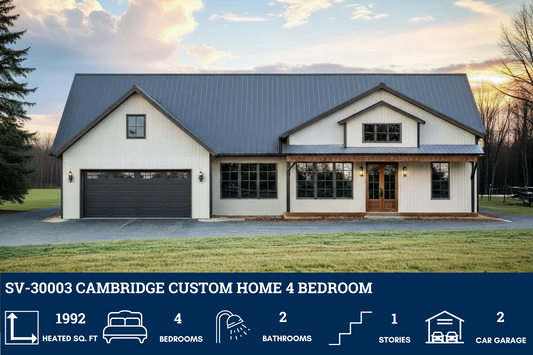 SV-30003 Cambridge Custom Home Plan
