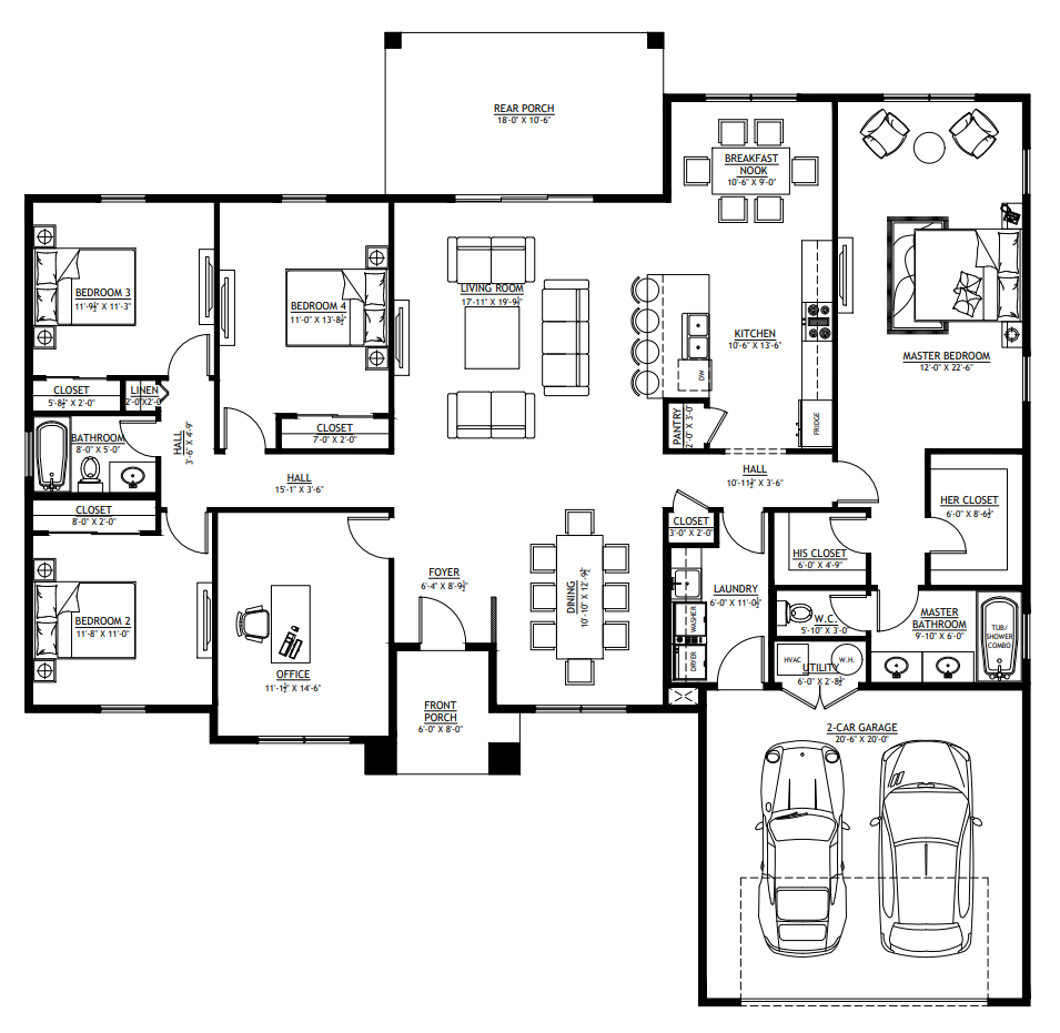 SV-30005 Everleigh Custom Home Plan