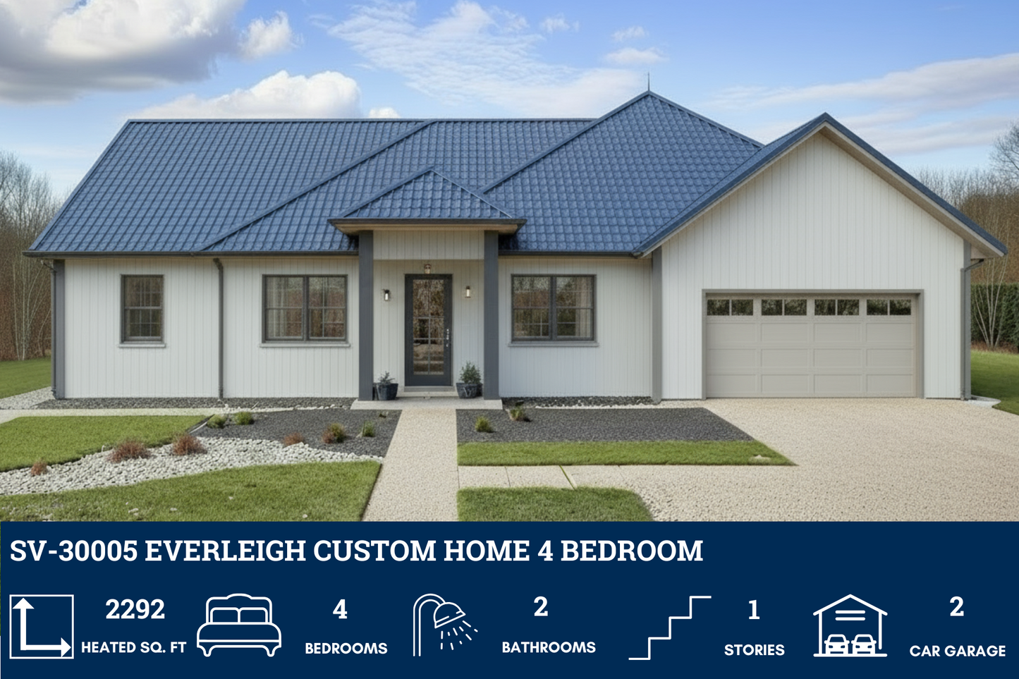 SV-30005 Everleigh Custom Home Plan