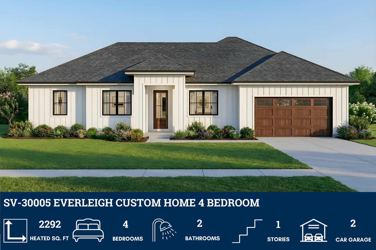 SV-30005 Everleigh Custom Home Plan