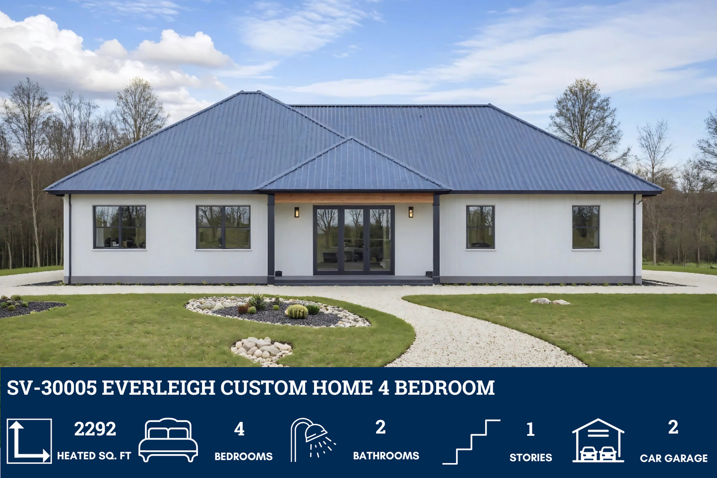 SV-30005 Everleigh Custom Home Plan