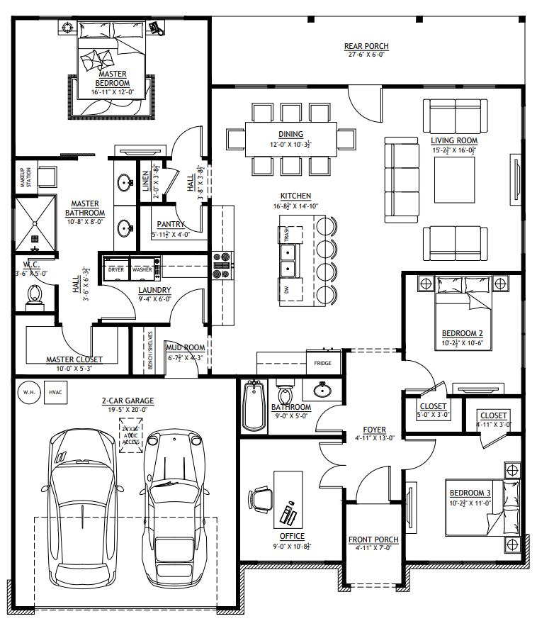 SV-30006 Oakland Custom Home Plan