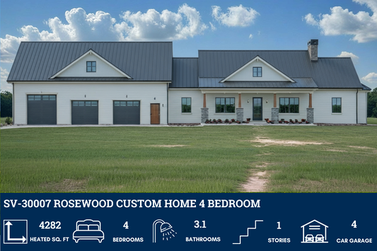 SV-30007 Rosewood Custom Home Plan