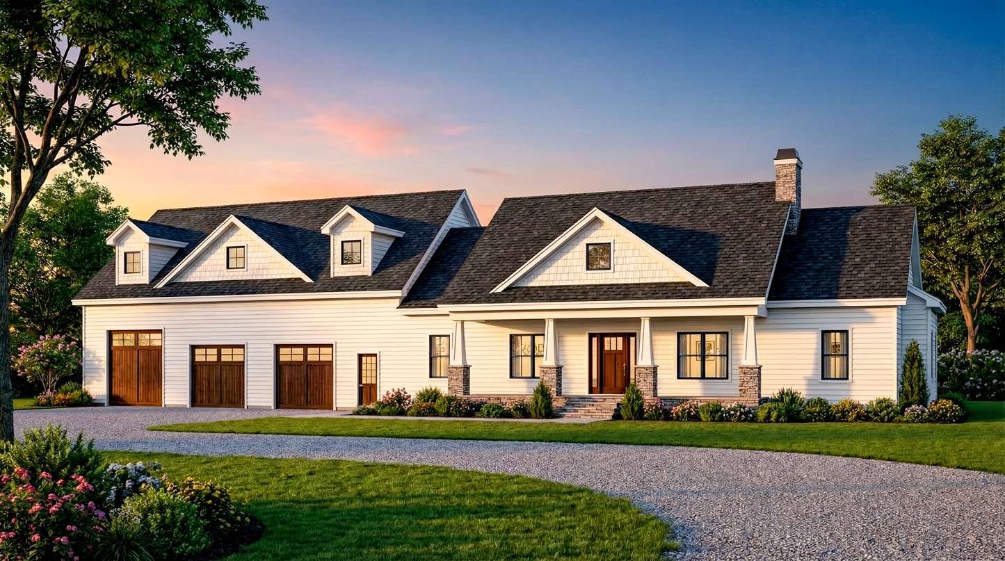 SV-30007 Rosewood Custom Home Plan