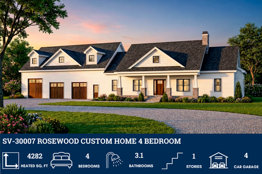 SV-30007 Rosewood Custom Home Plan