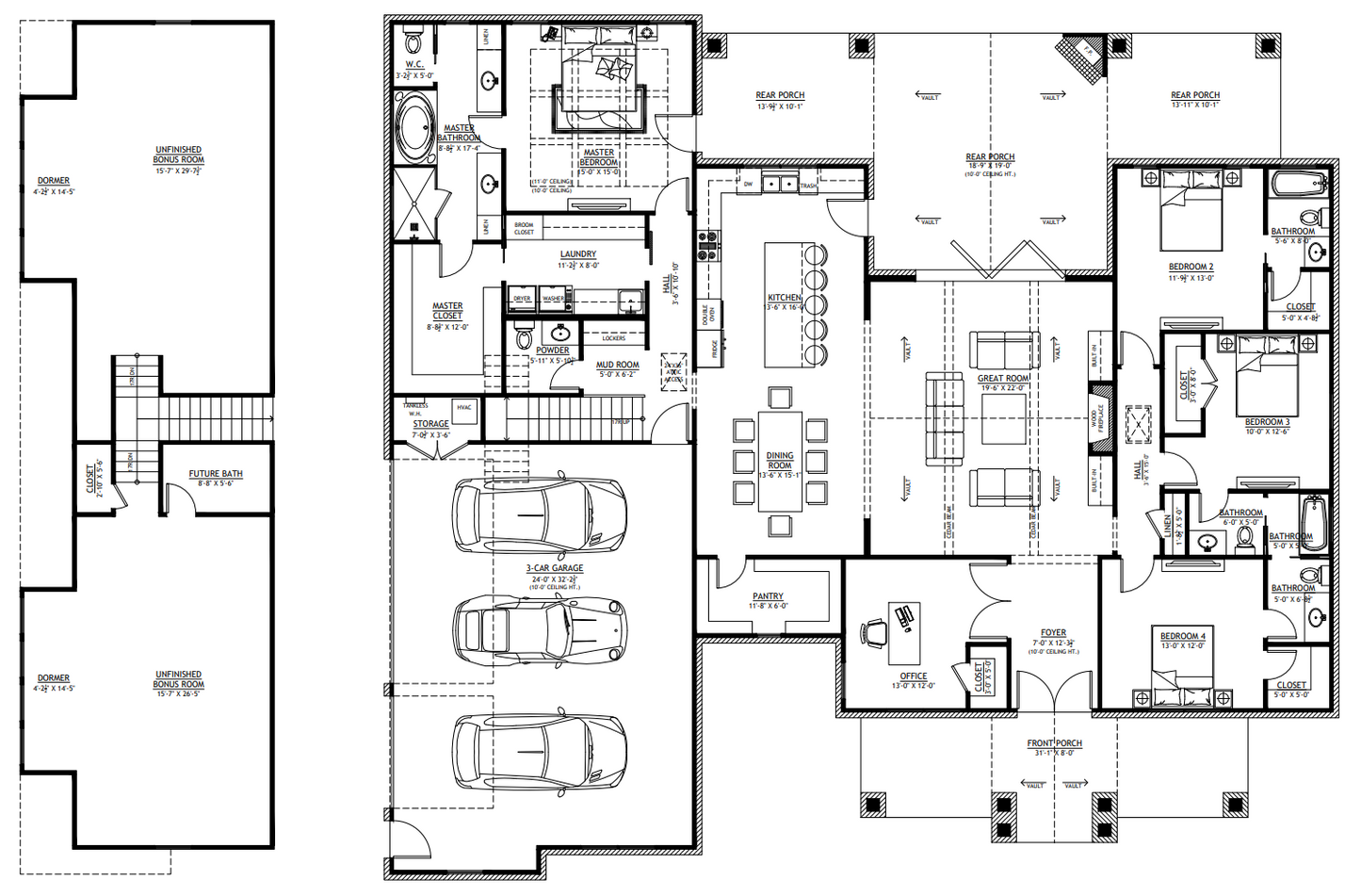 SV-30008 Windsor Custom Home Plan