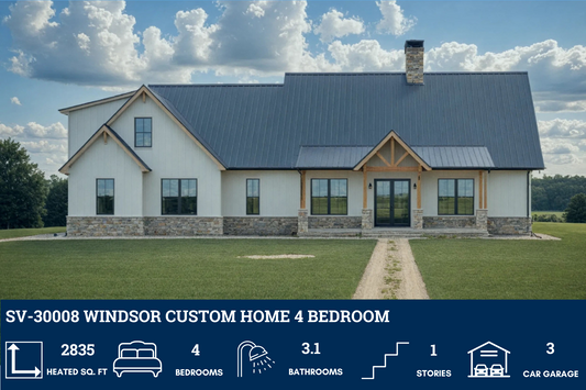 SV-30008 Windsor Custom Home Plan