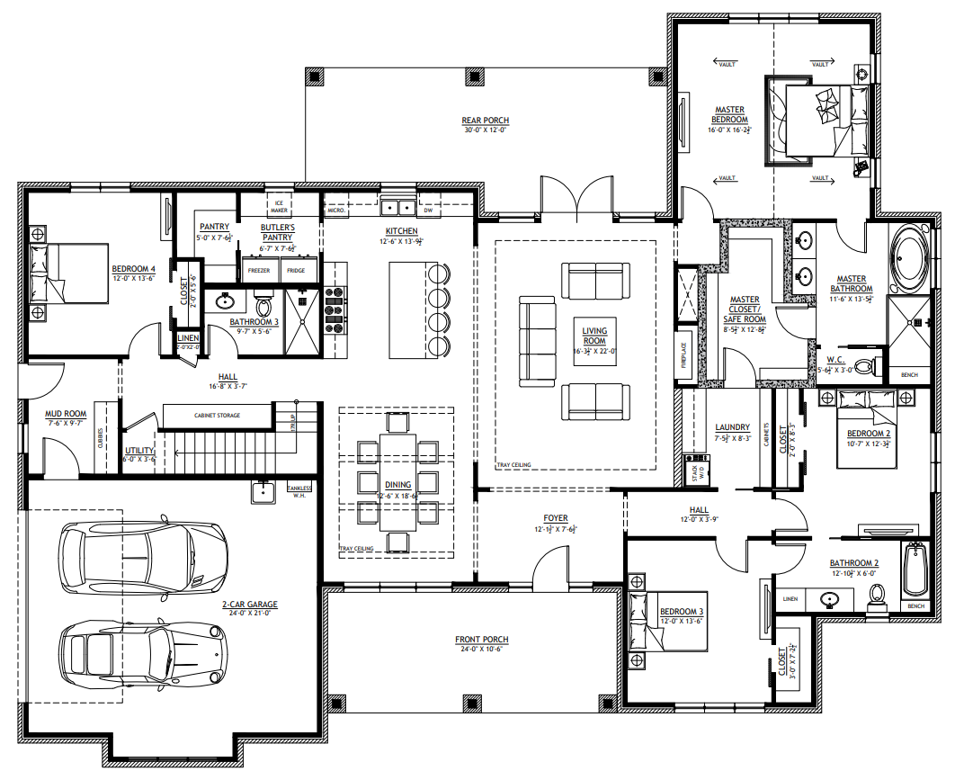 SV-30009 Jade Custom Home Plan