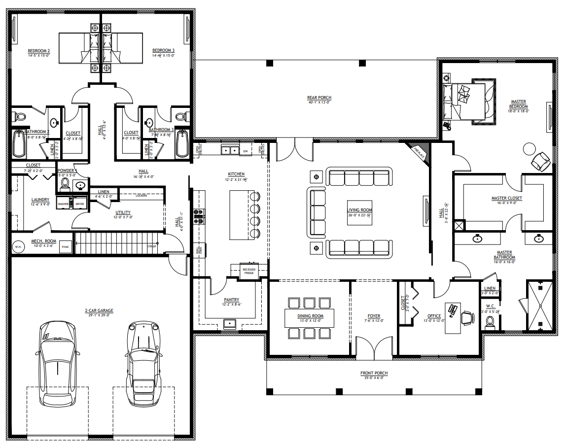 SV-30010 Marco Custom Home Plan