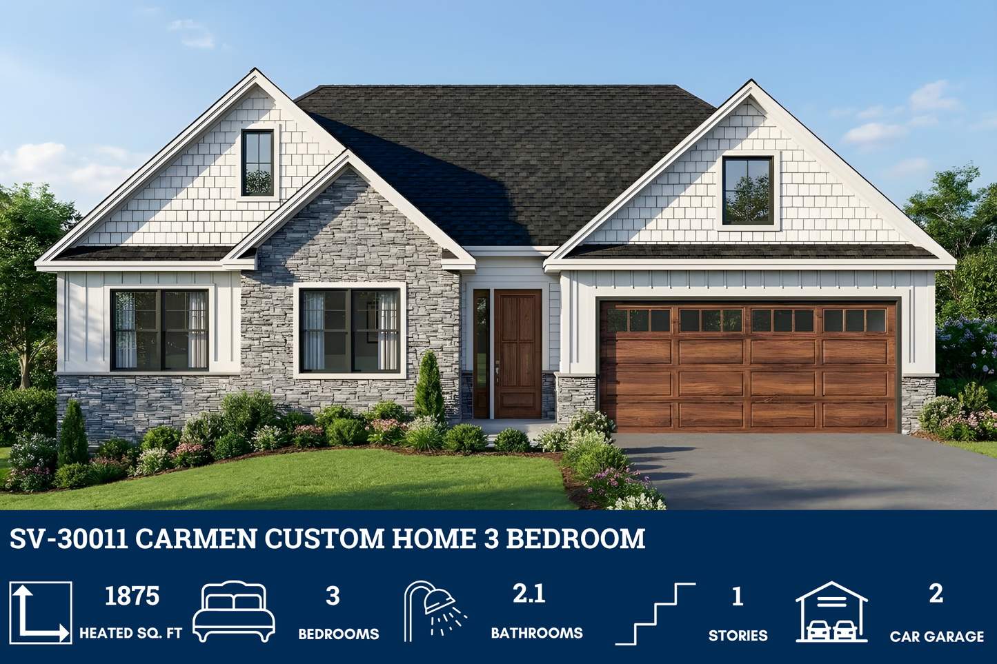 SV-30011 Carmen Custom Home Plan
