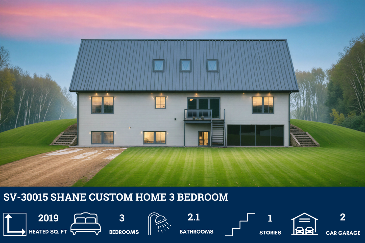 SV-30015 Shane Custom Home Plan
