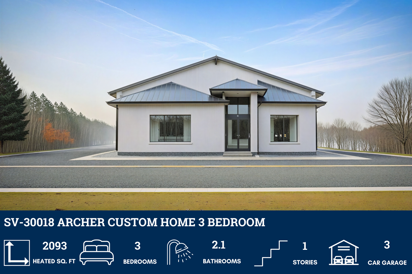 SV-30018 Archer Custom Home Plan