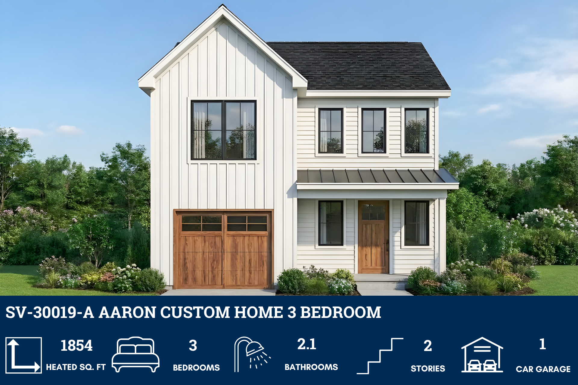 Aaron Plan SV-30019-A Aaron Custom Home Plan – Barndominium Plans
