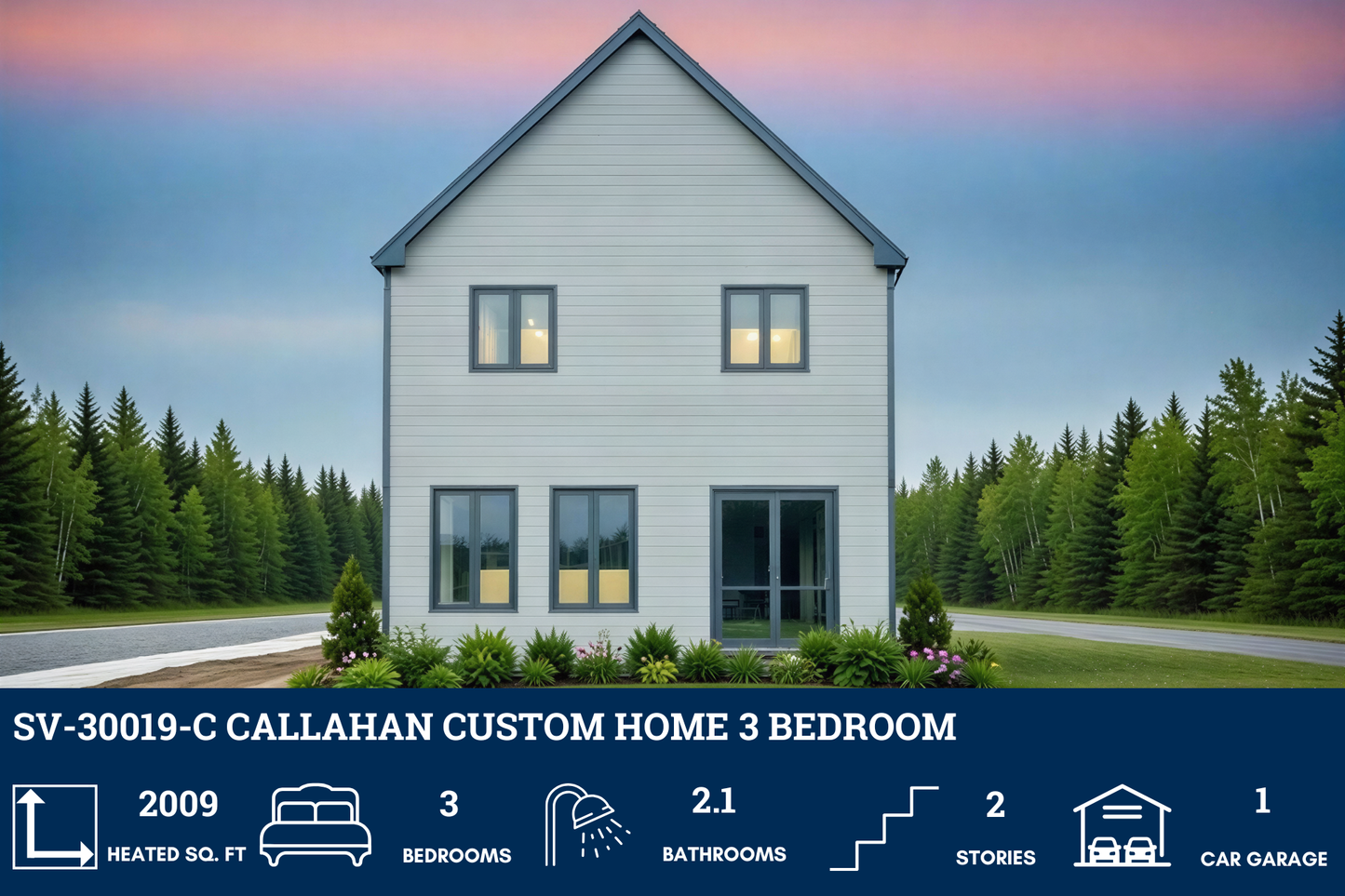 SV-30019-C Callahan Custom Home Plan