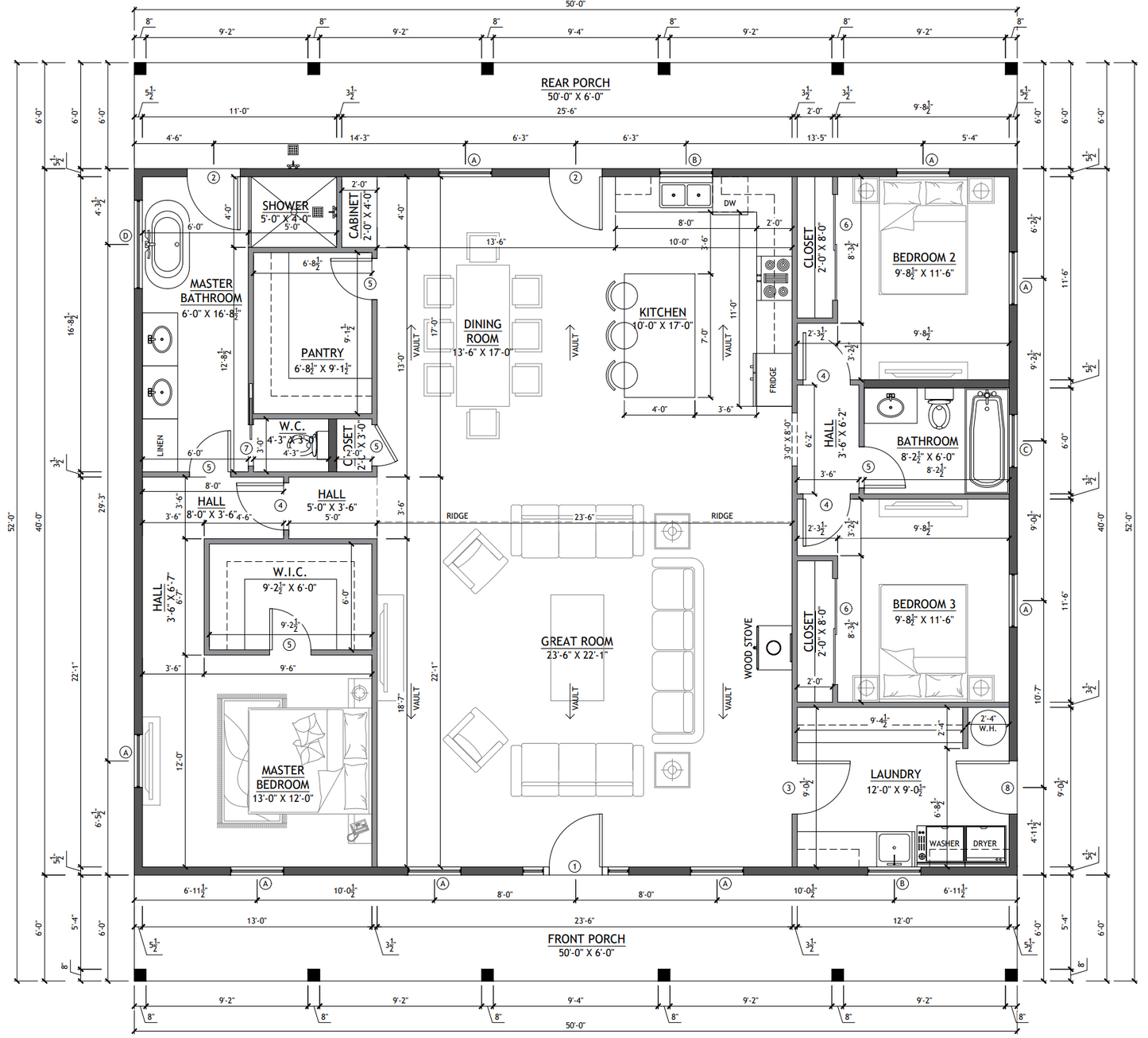 SV-5502 Carter Barndominium House Plan