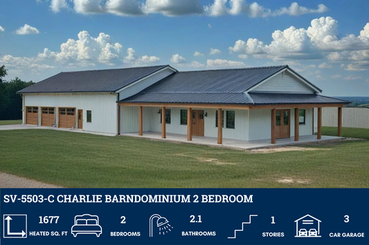 SV-5503-C Charlie Barndominium House Plan