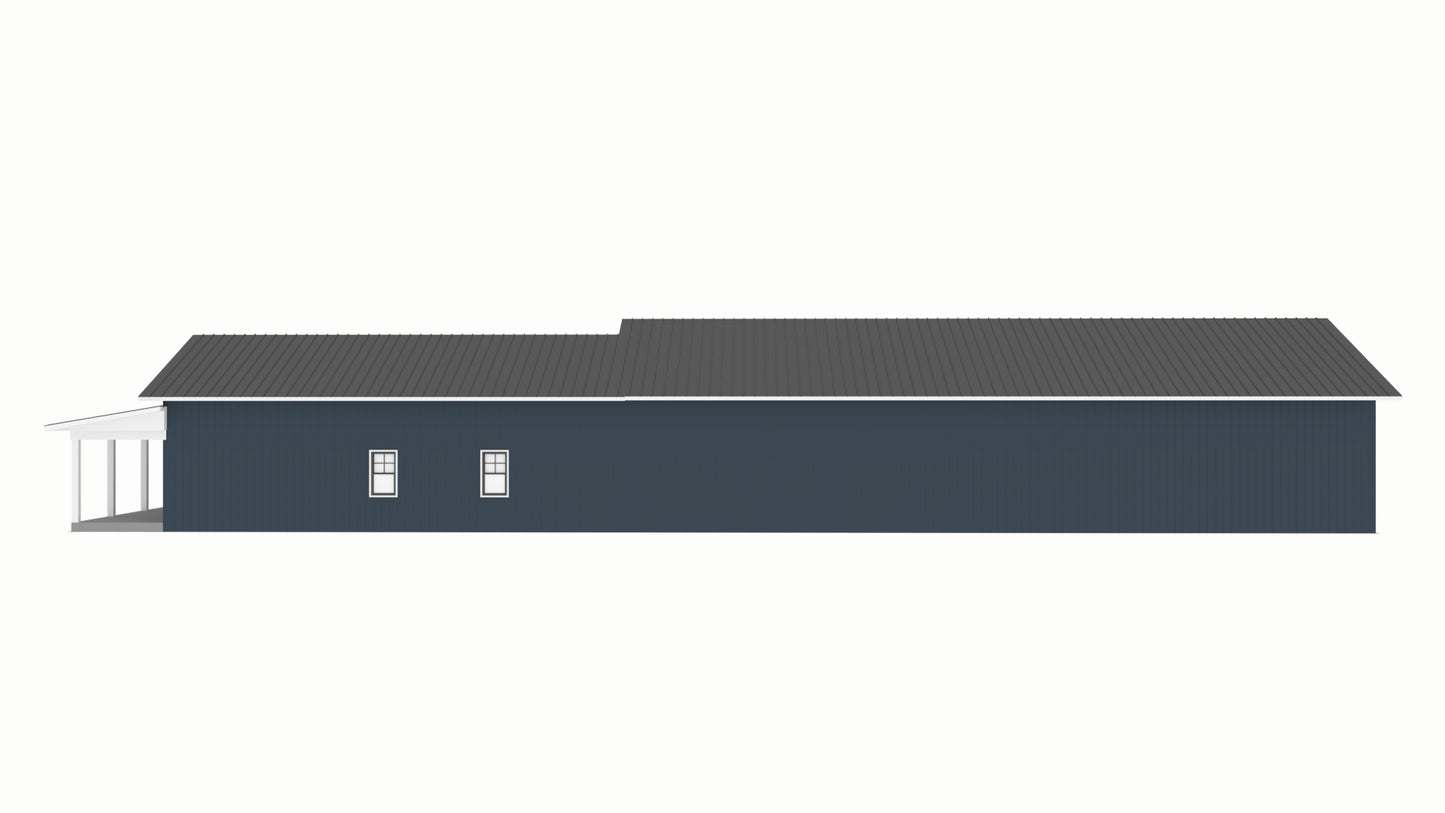 SV-5503-C Charlie Barndominium House Plan