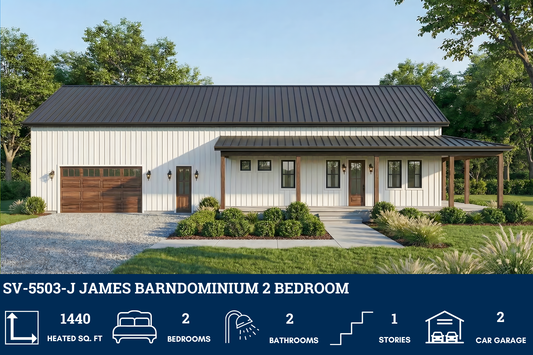 SV-5503-J James Barndominium House Plan