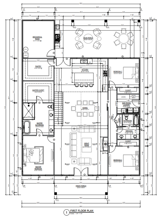 SV-5504 Azalea Barndominium House Plan