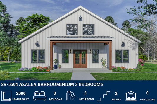 SV-5504 Azalea Barndominium House Plan