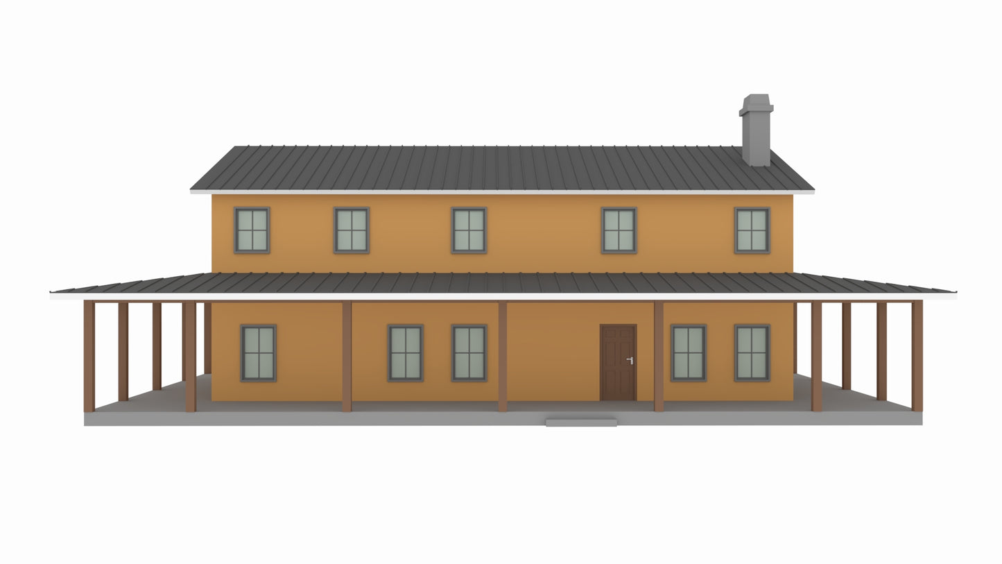 SV-5505-W Waters Barndominium House Plan