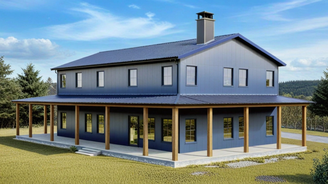 SV-5505-W Waters Barndominium House Plan