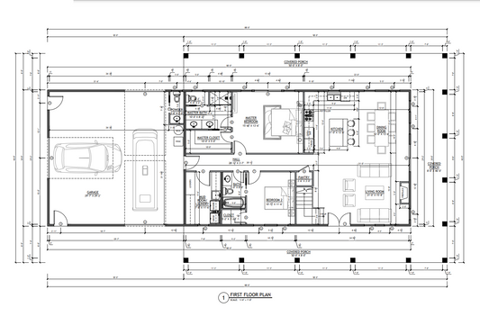 SV-5505 Callum Barndominium House Plan