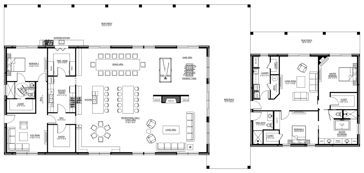 SV-5506 Aspen Barndominium House Plan
