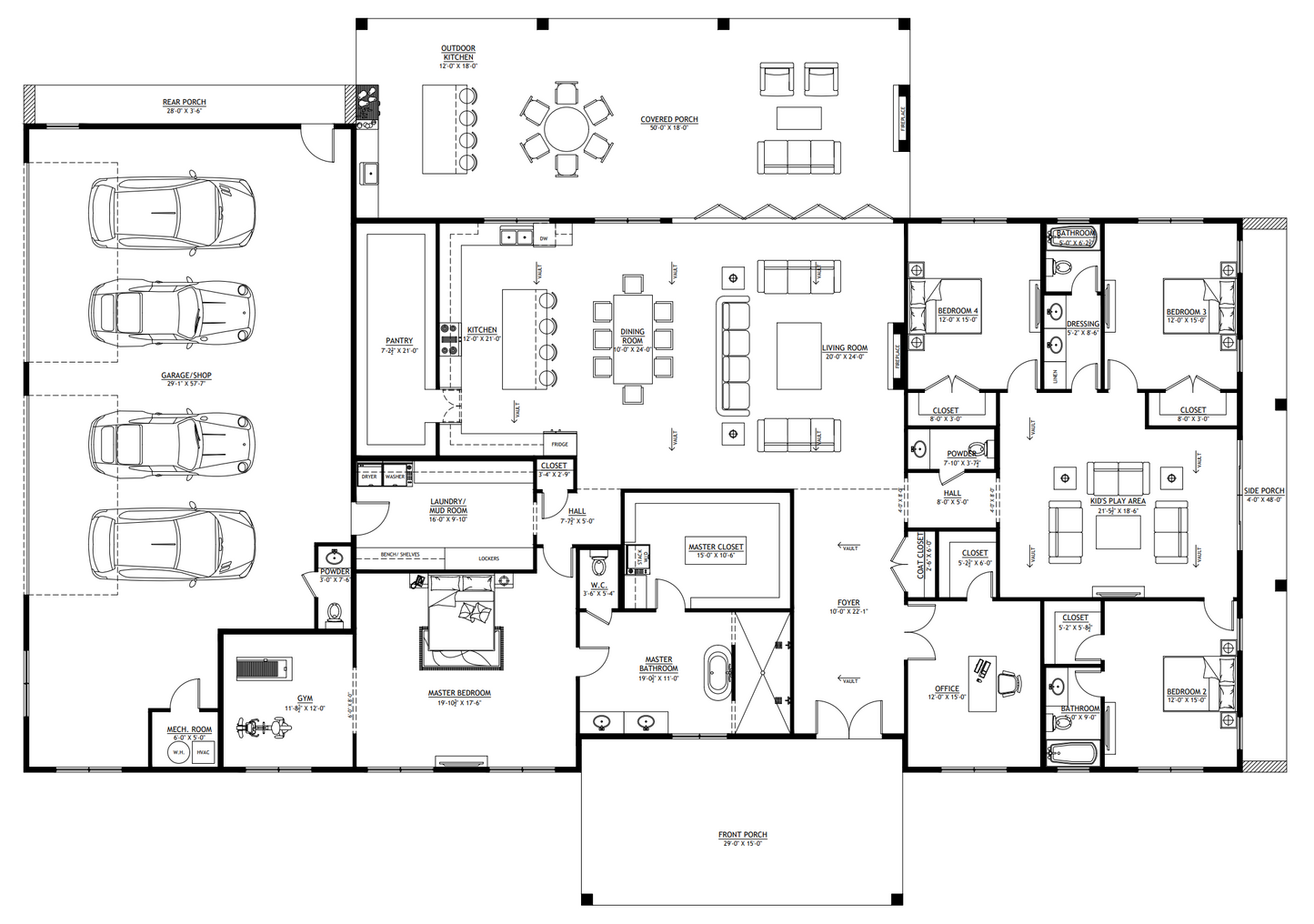 SV-5508 Benton Barndominium House Plan