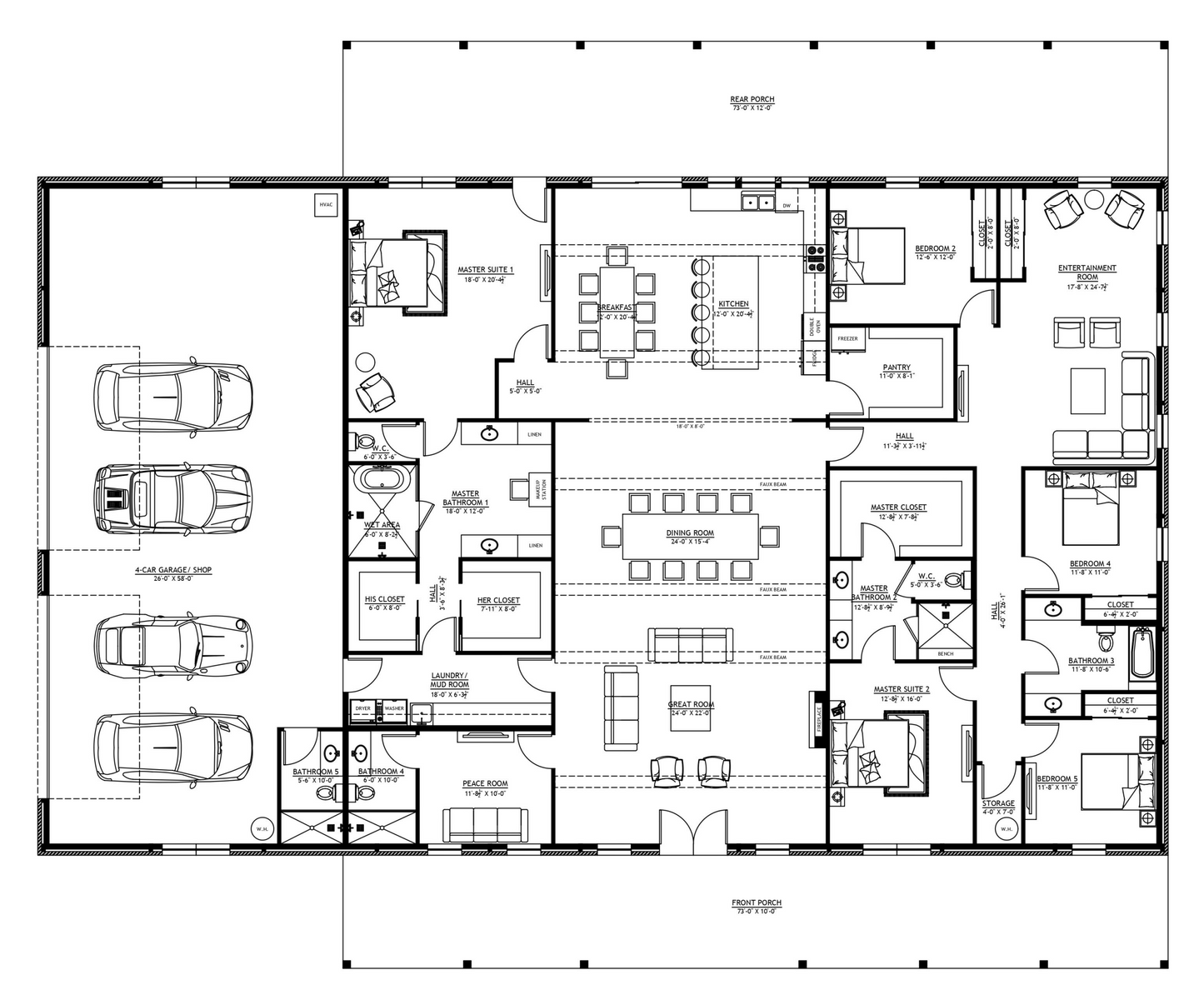SV-5513 Lana Barndominium House Plan