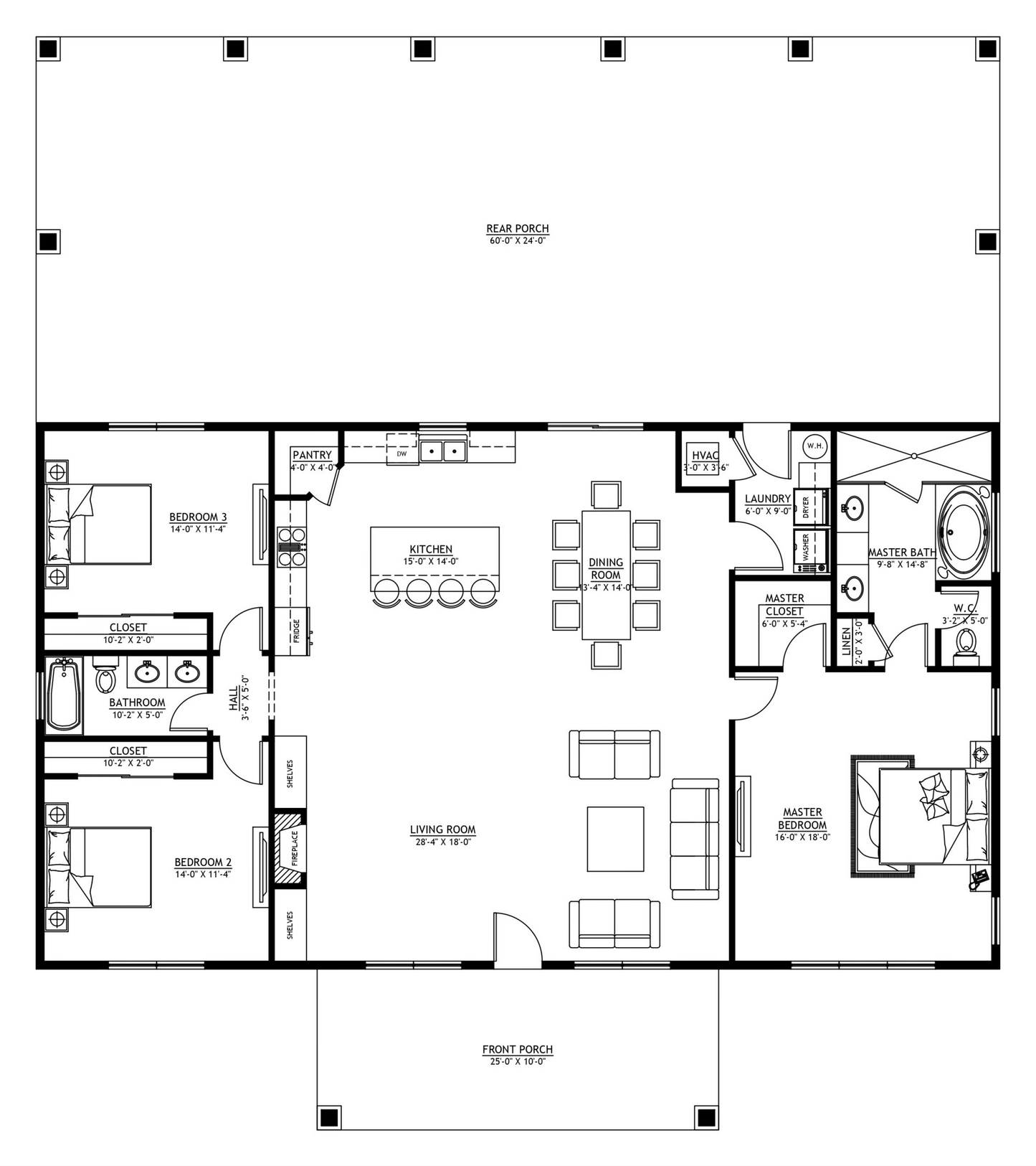 SV-5516 Sophia Barndominium House Plan