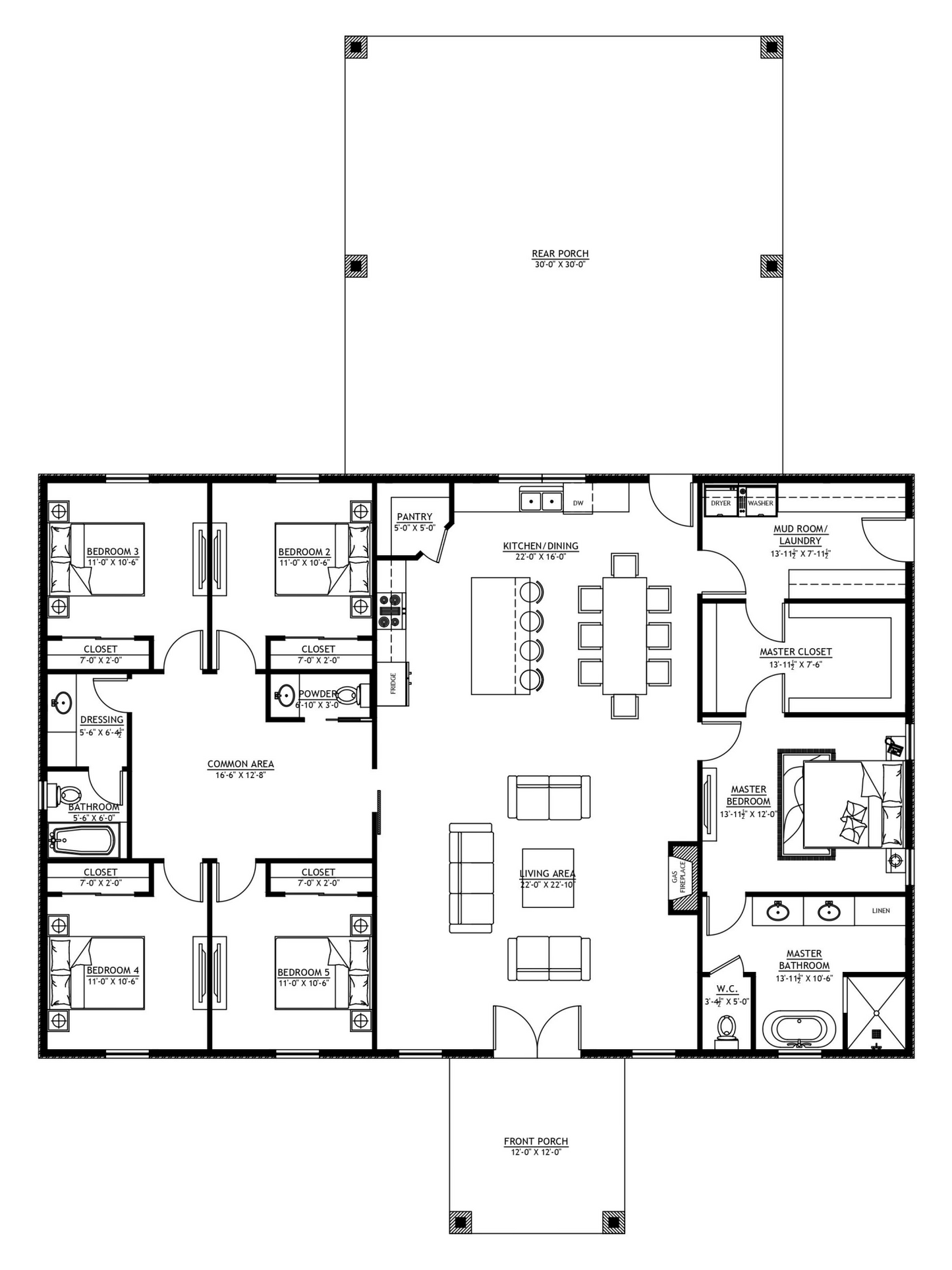 SV-5521 Mabel Barndominium House Plan